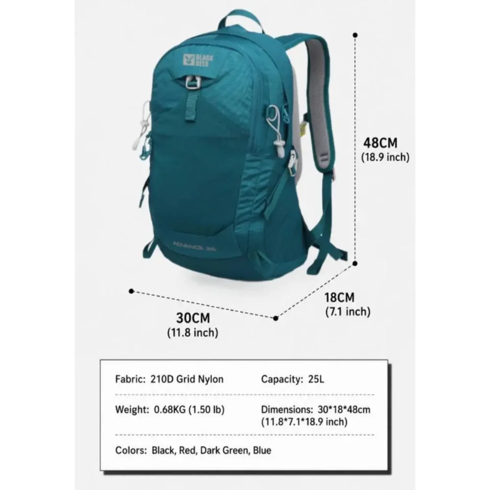 کوله پشتی بلک دیر 25 لیتر مدل 8824 | Black Deer 8824 - تصویر 2